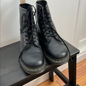 Dr. Martens Black Vegan Leather Boots